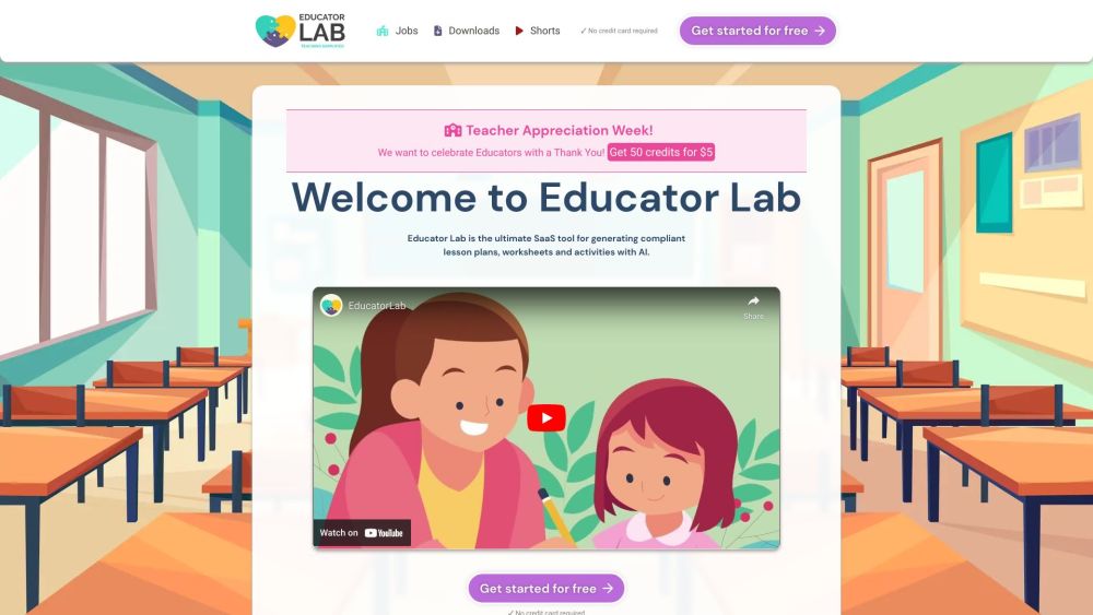 Educator Lab: AI Tool for Lesson Plans, Worksheets & Activities