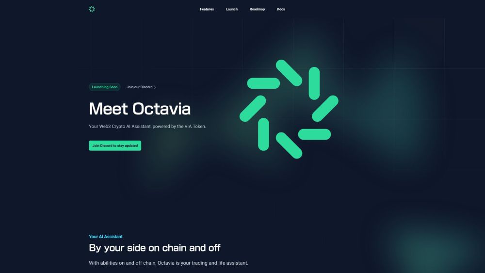 Octavia: AI Crypto Assistant for Coin & Trading Research, Powered by VIA