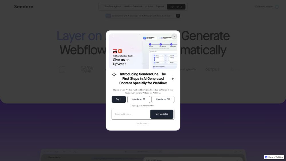 Sendero AI Writer: Content Generation, SEO Analysis & Site Health