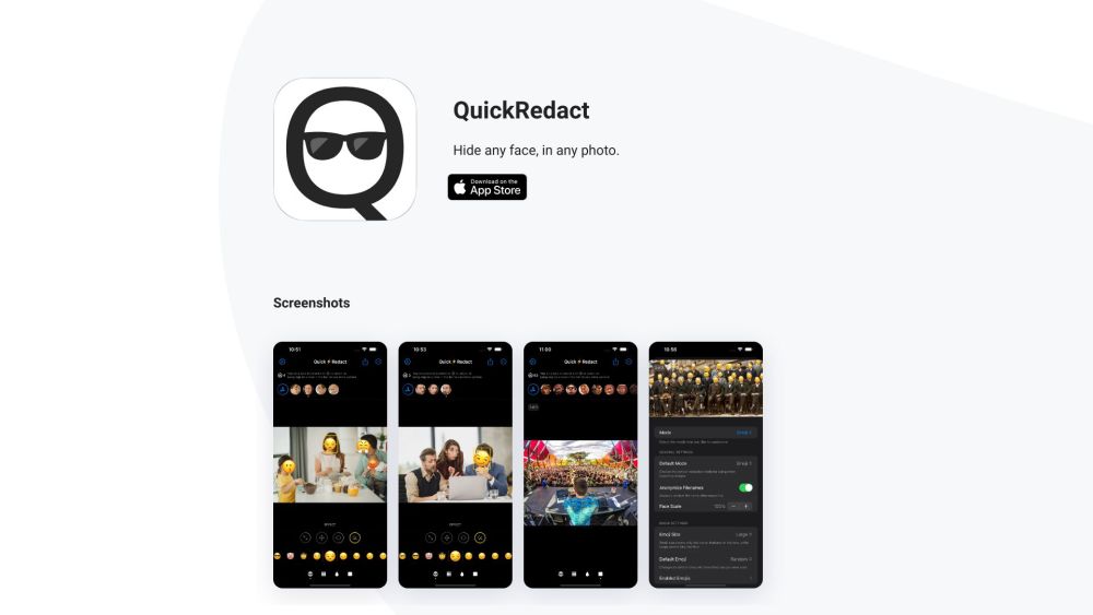 QuickRedact: Auto Face-Hiding Tool with Advanced Detection Tech