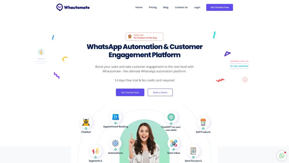 Whautomate: AI-Powered Sales Boost & 10X Productivity Increase