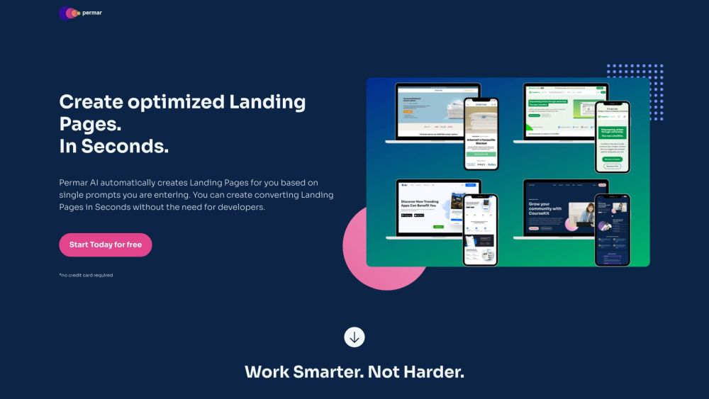 Permar AI: Quick, Auto Landing Pages that Convert Visitors into Customers