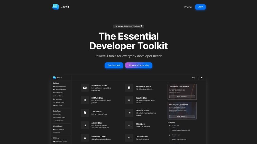 DevKit: Essential Toolkit, AI Assistant, Code Generator & More