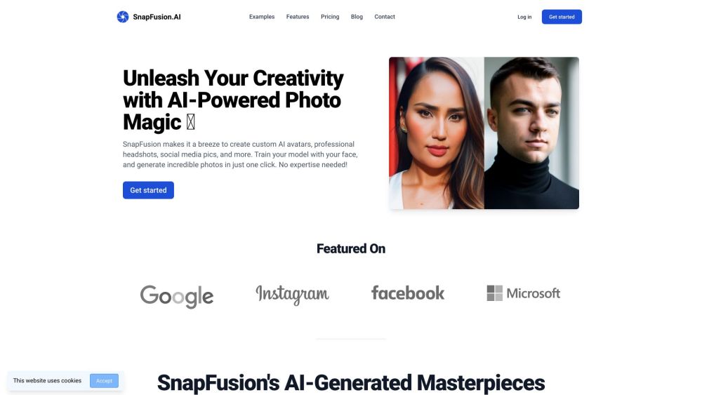 SnapFusion.AI: Create AI Photos, Train Models with Your Face Effortlessly