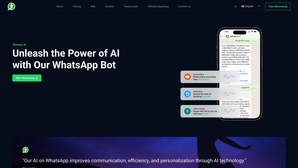 Shmooz AI: Advanced Assistant for Tasks & Content Creation