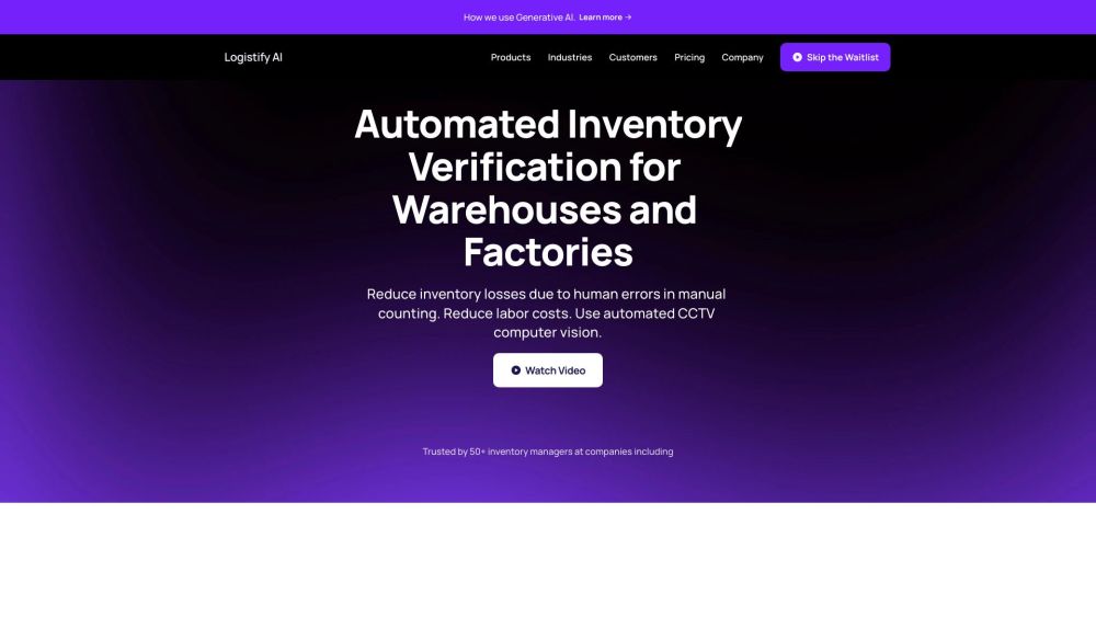 Logistify AI: Automated Inventory Verification via Computer Vision : Reduce Human Errors, Cut Labor Costs