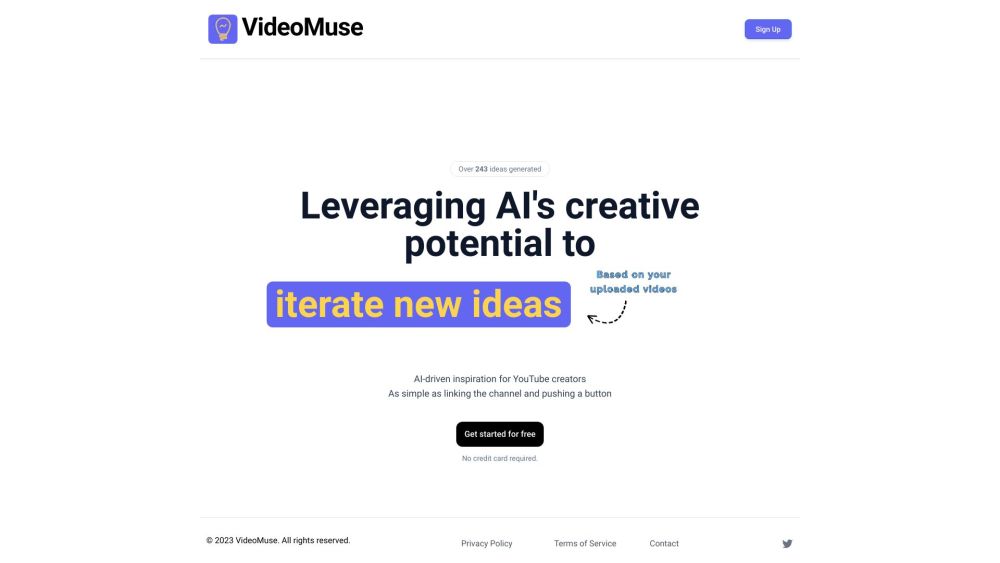 VideoMuse: AI-Driven Inspiration for Effortless YouTube Ideas