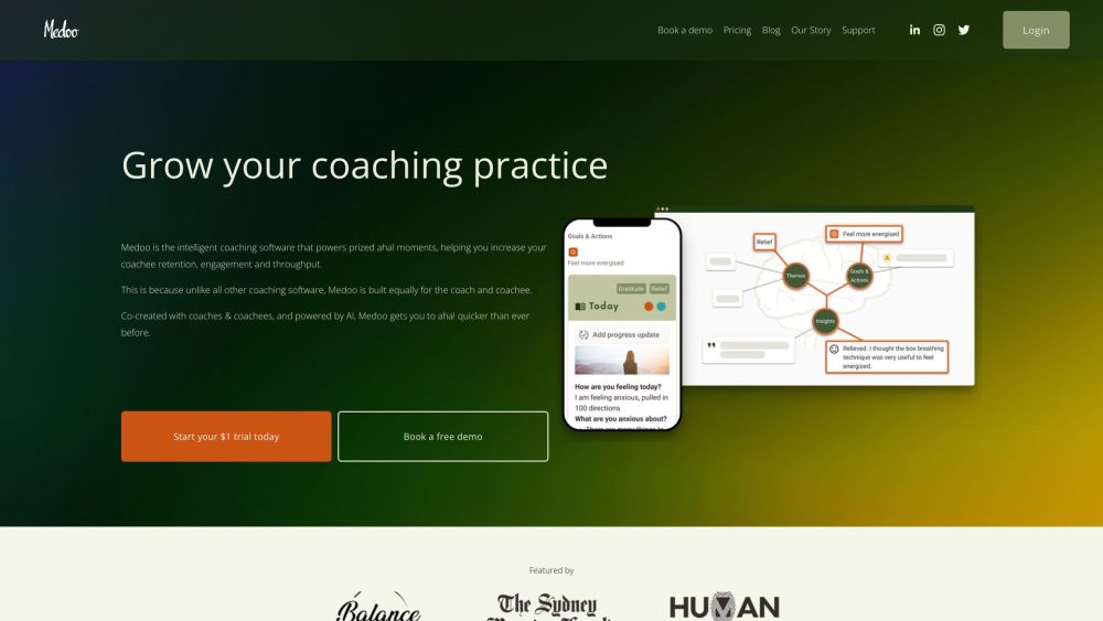 Medoo: AI-Powered Coaching Software for Enhanced Engagement