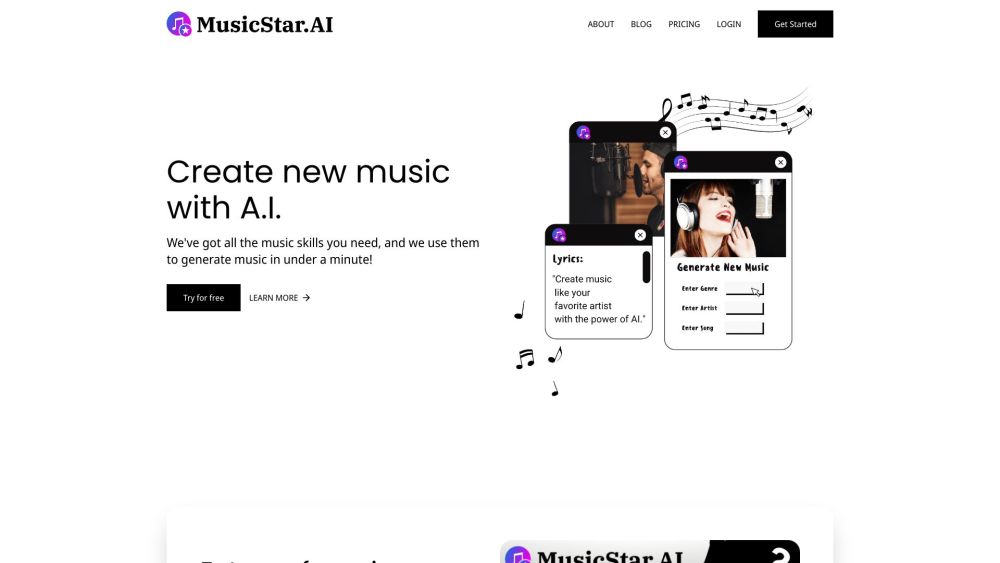 MusicStar.AI: AI Music Creator, Instant Beats, Lyrics & Vocals