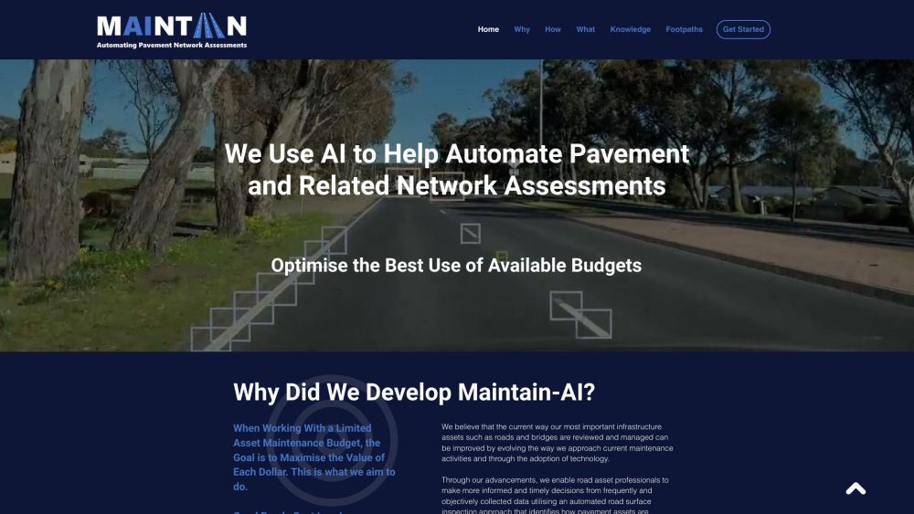 Maintain-AI: Automating Pavement Analysis & Network Inspection