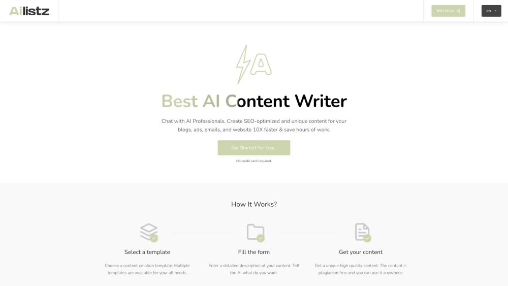 AiListz: AI Content Creation, Image Generation & Writing Tools