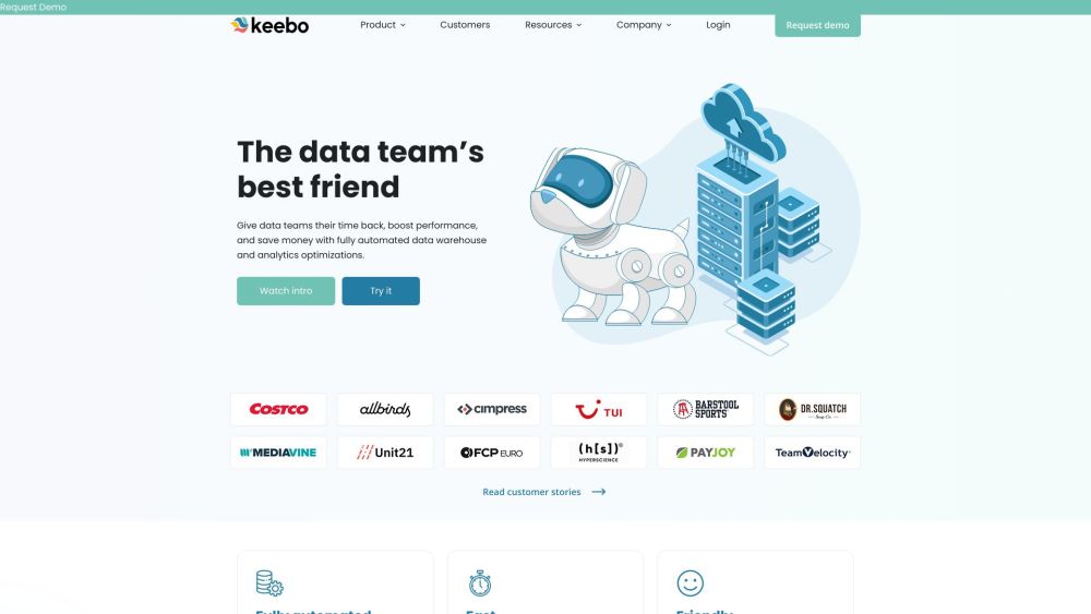 Keebo: Automated Data Warehouse, Analytics Tool & KPI Tracker