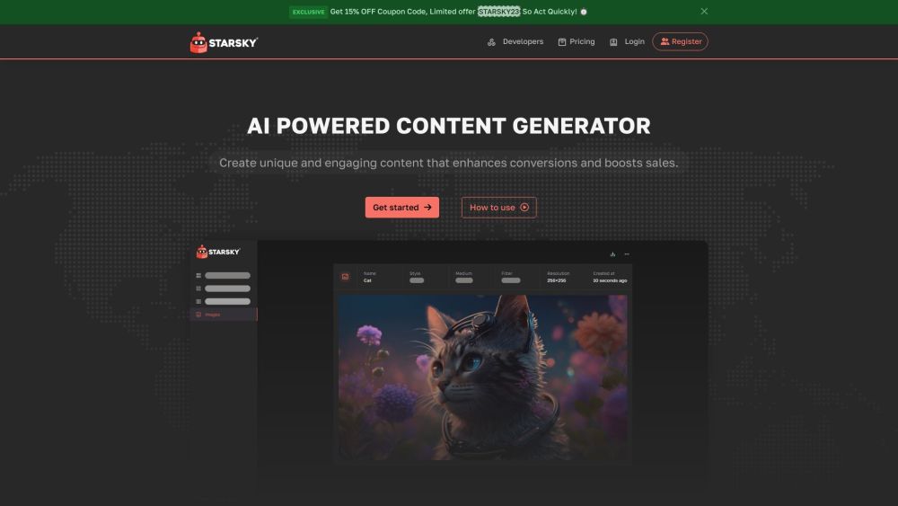 Starsky: AI-Powered Content Generation for Tailored Needs : Advanced Algorithm Technology