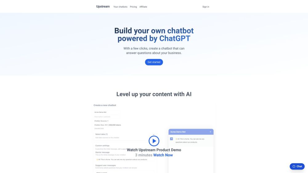 Upstream: AI Platform - Seamless Interactive Content Sharing Experience