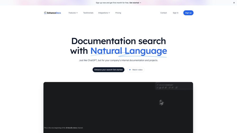 EnhanceDocs: AI-Powered Search Engine for Your Documentation Needs