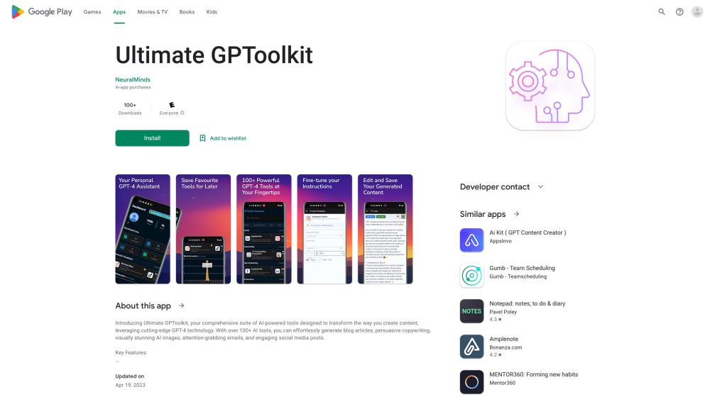 Ultimate GPToolkit: 100+ AI Tools for Enhanced Content Creation