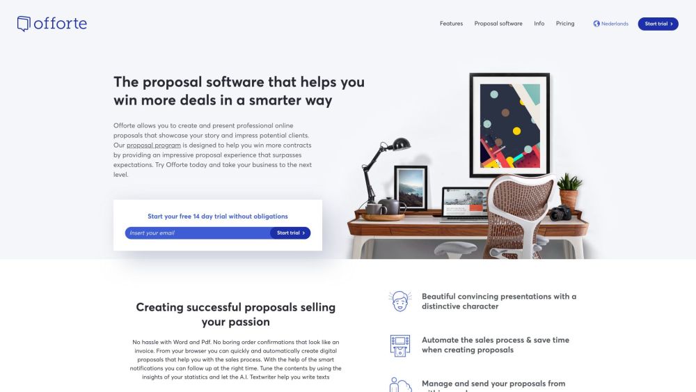 Offorte: Create & Present Professional Proposals to Impress Clients