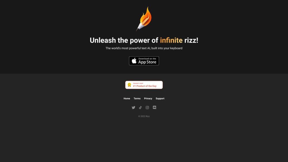 Rizz! Keyboard: AI-Integrated, Personalized iPhone Typing Solution