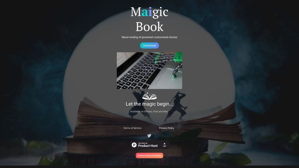 Magic Book: AI Story Creation with Custom Illustrations for iOS & Mac