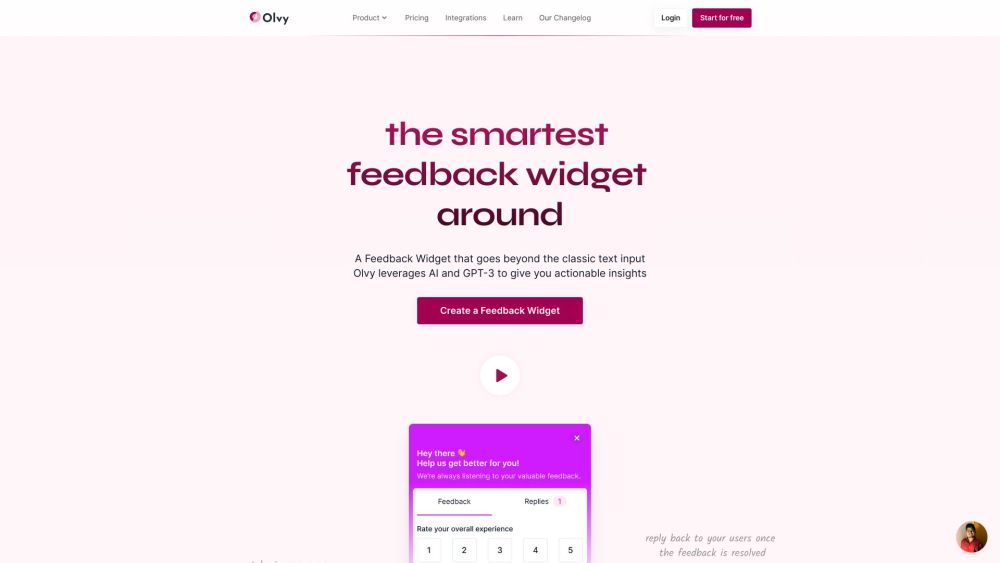 Olvy: User Feedback & Product Development Tool - Track, Analyze, Inform