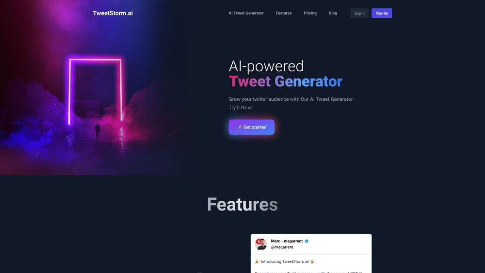 TweetStorm.ai: AI Tweet Generator Enhancing Twitter Impact