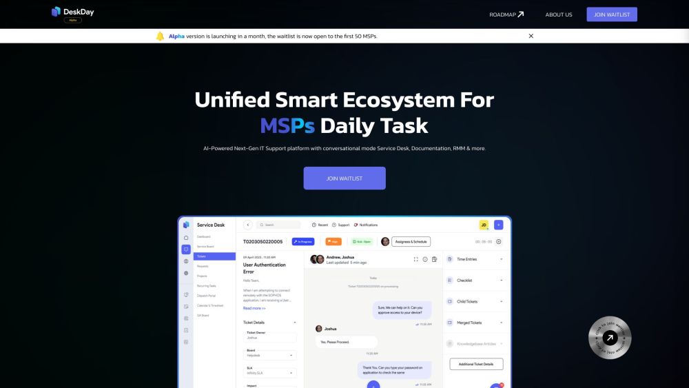 DeskDay: AI-Powered IT Support, RMM, Service Desk for MSPs