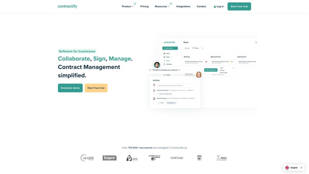 Contractify: E-Sign, Manage, Automate Contracts Online