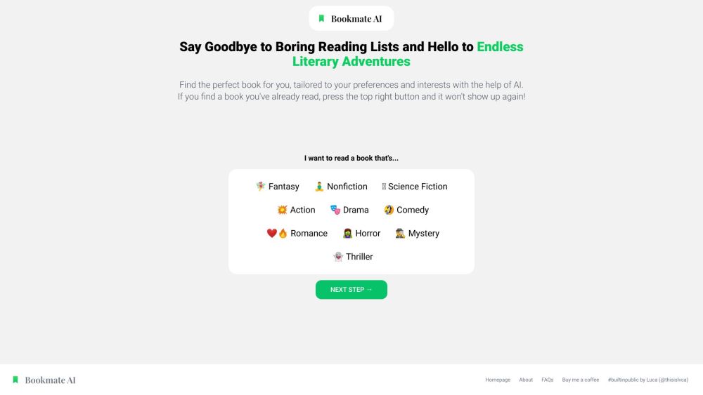 Bookmate.ai: AI-Powered Personalized Book Recommendation Engine