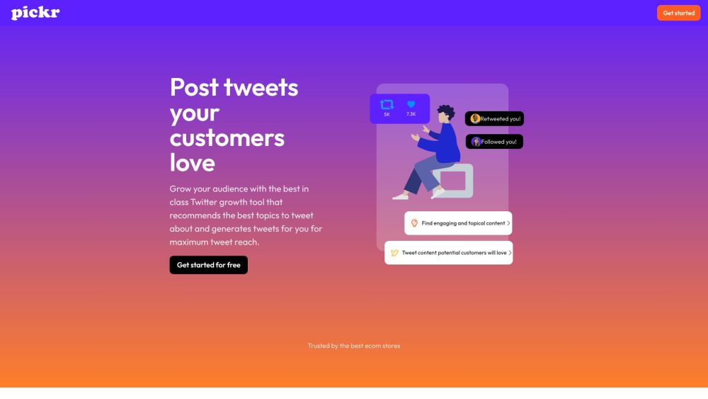 Pickr: Boosts Twitter Engagement & Content Resonance For Entrepreneurs