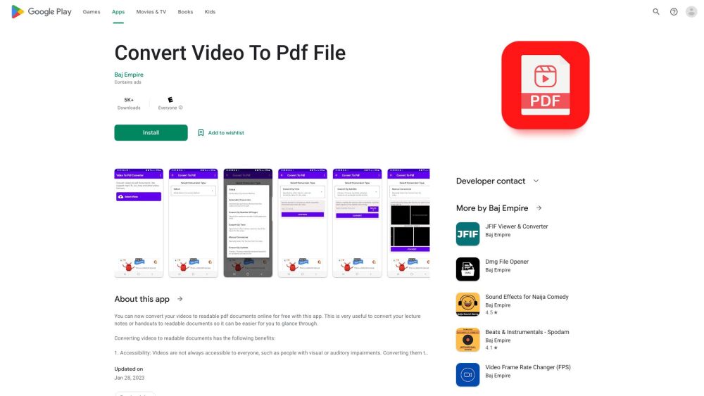 Video to PDF Converter: Convert Videos Effortlessly to PDF Format