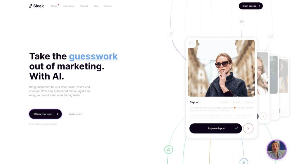 Sleek AI: Automate Marketing and Sales with AI for Businesses