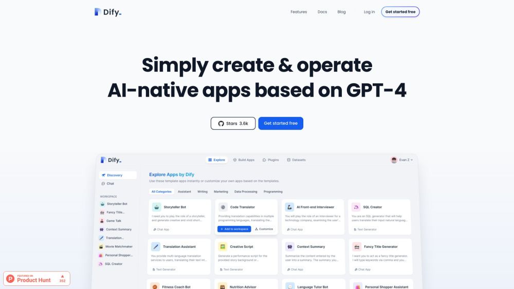 Dify: AI-Native LLMOps Platform for Sustainable Applications