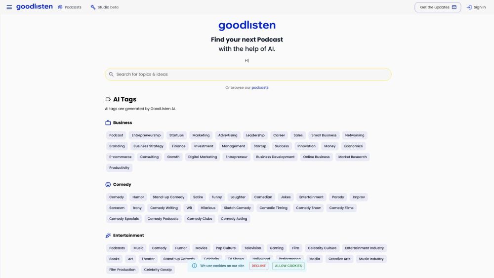 GoodListen: AI-Powered Podcast Search, Discovery, and Sharing Platform