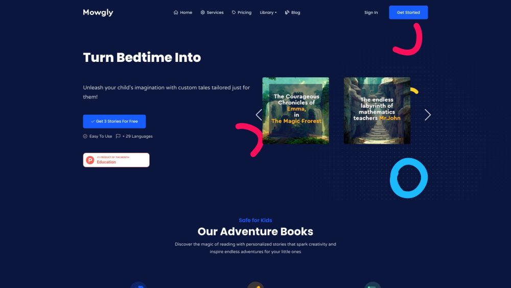 Mowgly: Personalized Adventure Stories for Kids