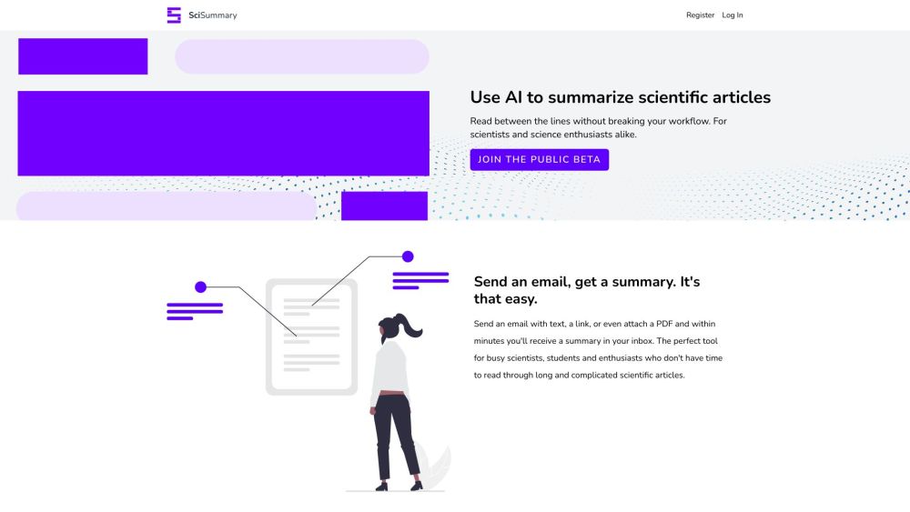 SciSummary: AI Summarizes Scientific Articles Fast