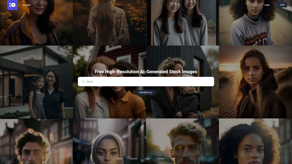 Cgfaces: AI-Generated High-Res Stock Photos for Creative Projects