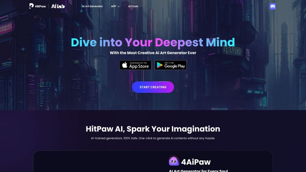 HitPaw AI Art Generator: Free, Safe, One-Click AI Content Creation