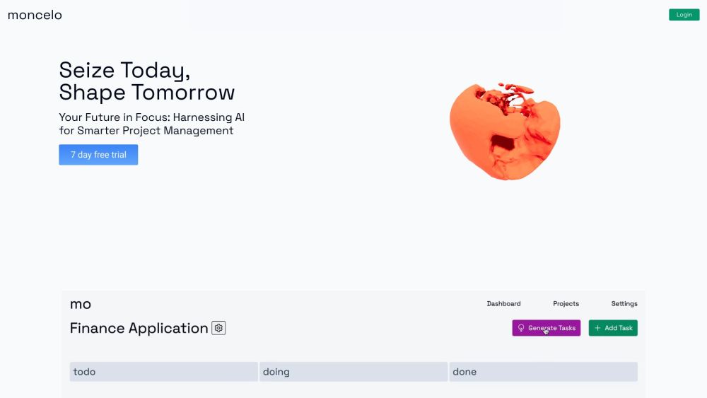 Moncelo: AI Powered Personal Project Management Tool - Key Features