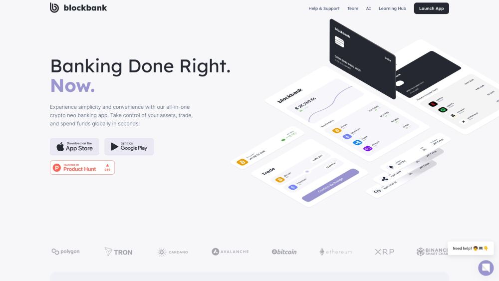 Blockbank: All-In-One Crypto App with AI for FinTech Decisions