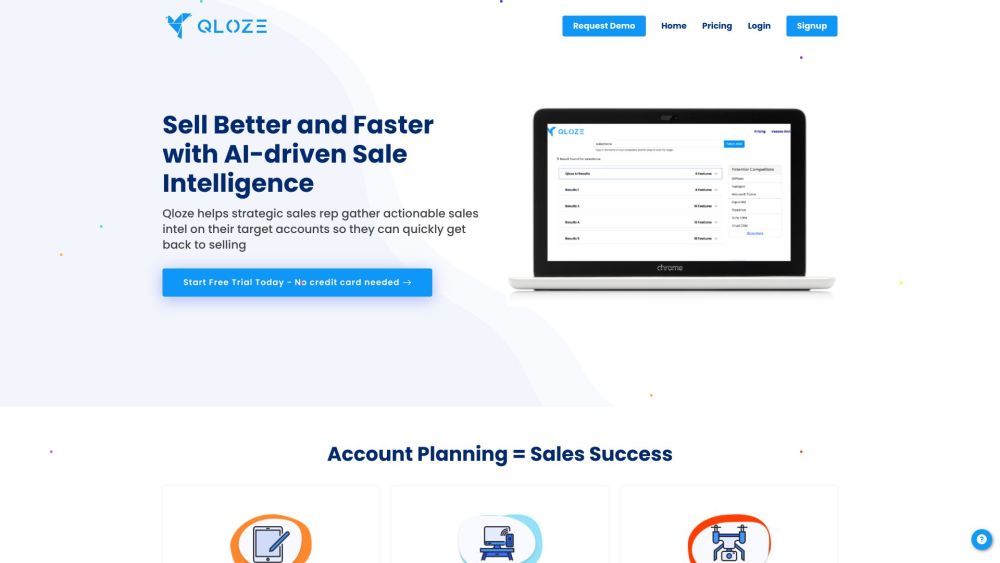 Qloze: AI-Driven Sales Intelligence for Strategic Selling : Actionable Sales Intel