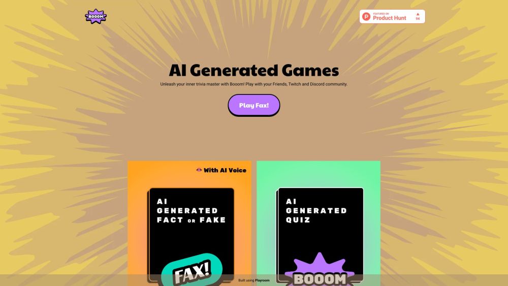 Booom: AI Trivia Games - Engaging Quiz Battles with Friends