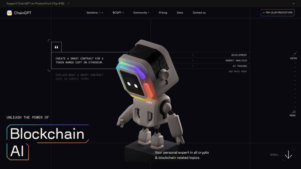 ChainGPT: AI & Blockchain for Trading, Risk & Analytics