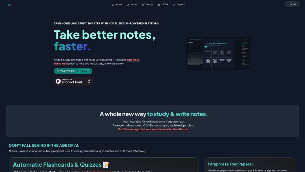 Notelier: Write & Study Notes and Essays Instantly