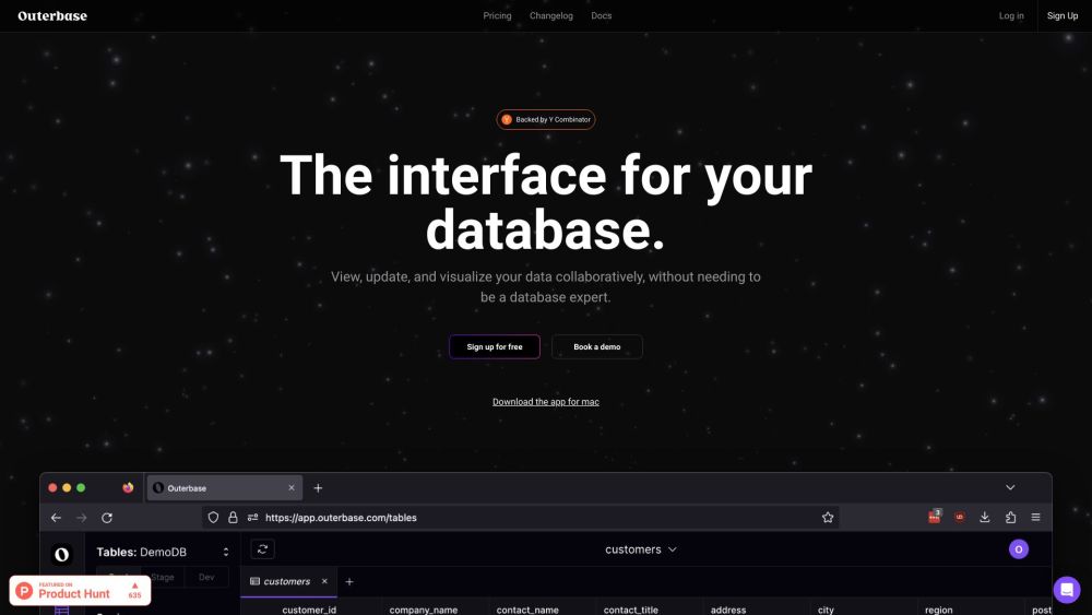 Outerbase: Collaborative Data Exploration and Update Interface