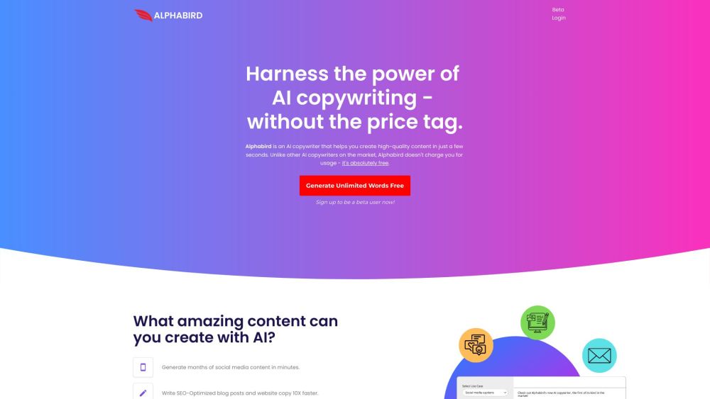 Alphabird AI Copywriter: Advanced AI for Quality Content