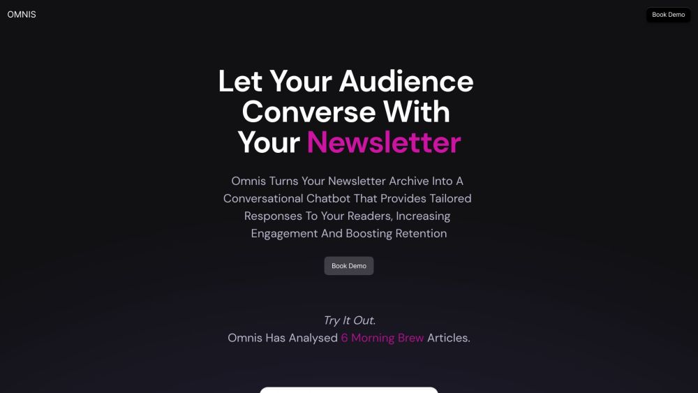 Omnis: Transform Newsletter Archives into Dynamic Chatbots - Powerful Tool