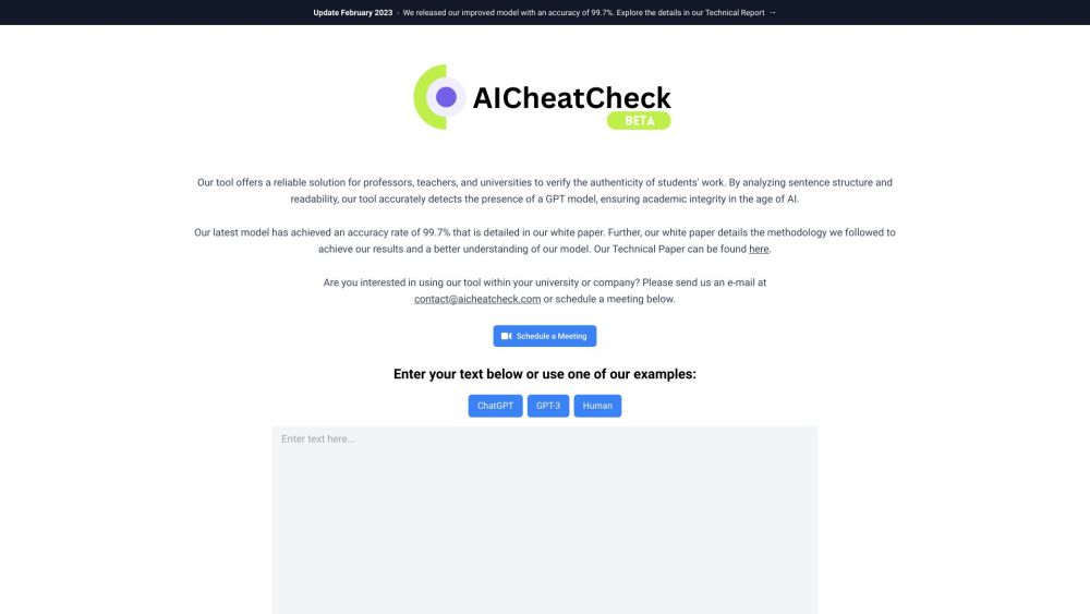 AICheatCheck: Advanced AI to Detect and Prevent Cheating in Education