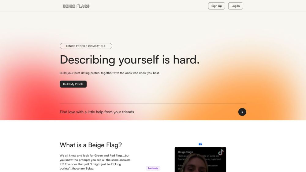 Beige Flags: Manage and Analyze Your Online Presence Effortlessly