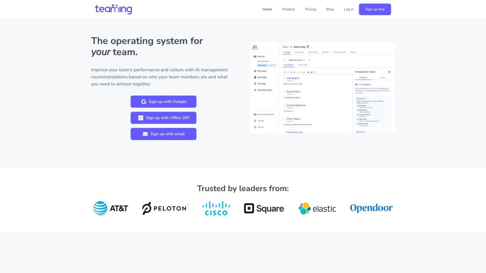 Teaming: Leadership Platform - Automate Tasks, Adapt Styles, Boost Team Performance