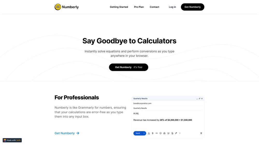 Numberly: Solve Math Equations & Metric Conversions Instantly